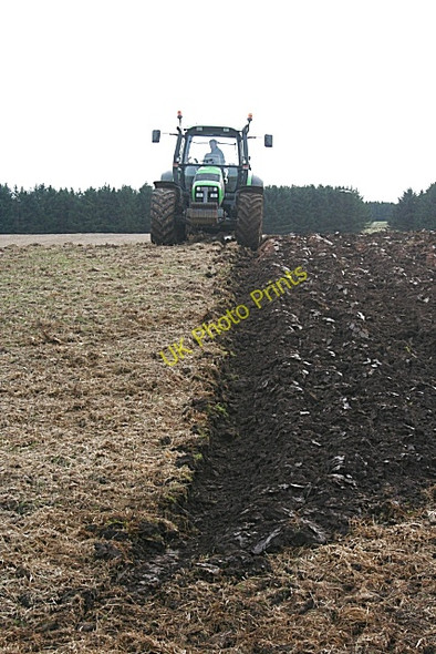Photo 6"x4" Ploughing at Muirend Nether Kinmundy c2010