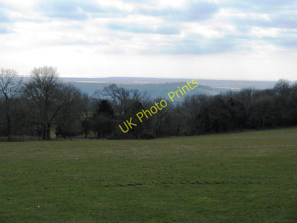 Photo 6"x4" View SW from the South Downs Way at Glatting Beacon Upwaltham c2010
