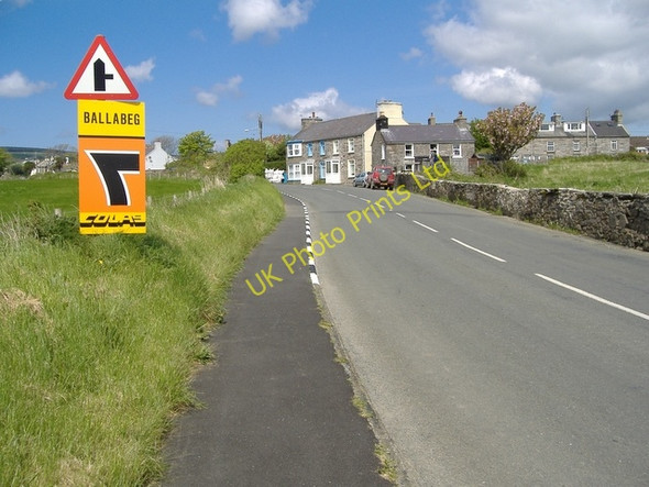 Photo 6"x4" Approaching Ballabeg and the junction with the A 7 Castletown\/SC2667 c2006