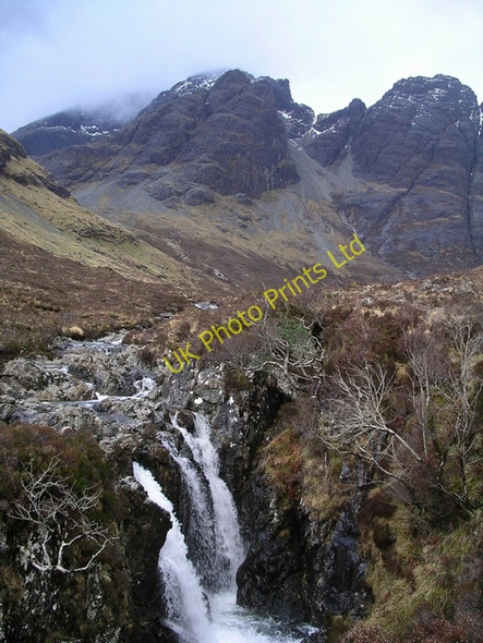 Photo 6"x4" Allt na Dunaiche waterfall Torrin\/Na Torrin c2004