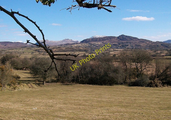 Photo 6"x4" View eastwards over farmland from the Llecheiddior road Llecheiddior\/SH4743 c2010