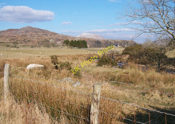Photo 6"x4" Bend in Afon Dwyfor south of the A487 Dolbenmaen c2010