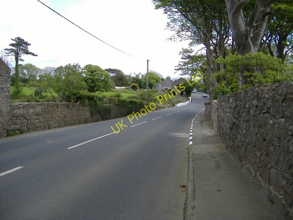 Photo 6"x4" The A 7 road approaching Billown farm Castletown\/SC2667 c2006