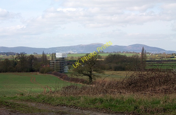 Photo 6"x4" Dunstall Castle under scaffolding. Dunstall Common c2010