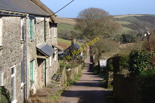 Photo 6"x4" From Higher New Houses to Lower New Houses Chivelstone c2010