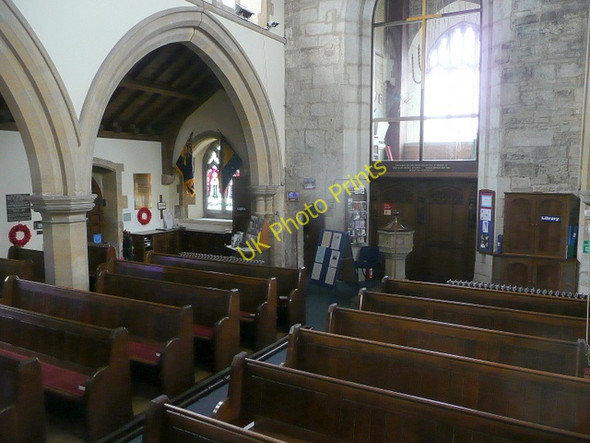 Photo 6"x4" St. Michael and All Angels' church, Claverdon - interior Claverdon c2010 P1