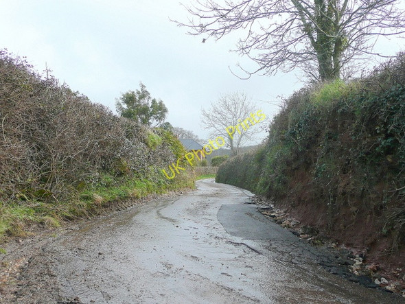 Photo 6"x4" Wet lane to Waxway Coombe\/SY1091 c2010