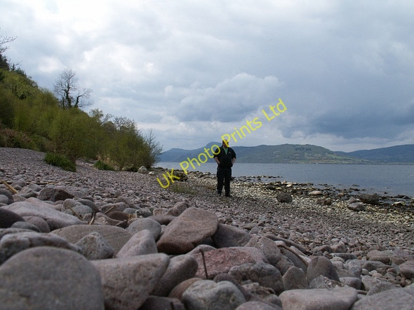 Photo 6"x4" Loch Ness shoreline Torness\/NH5827 c2006