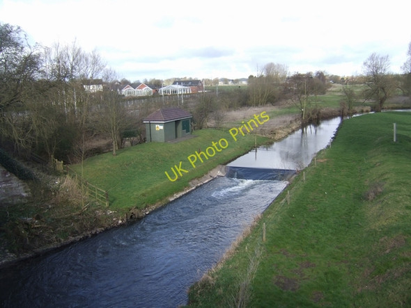 Photo 6"x4" Gauging Station on the River Sow Great Bridgeford c2010