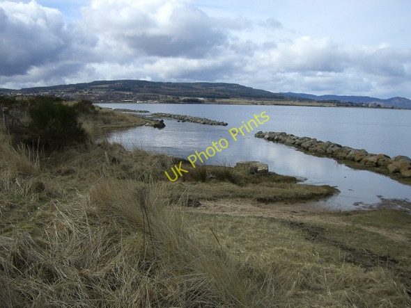 Photo 6"x4" Flooded coastal track Tain\/NH7881 c2010