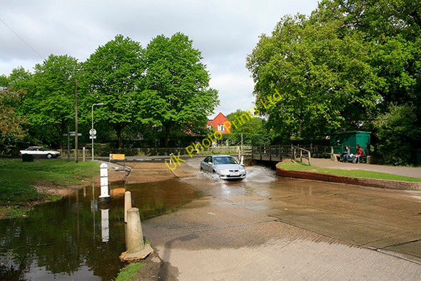 Photo 6"x4" Ford at junction of Brookley Rd and Rhinefield Rd, Brockenhurst Brockenhurst c2006
