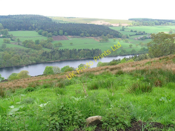 Photo 6"x4" Dale Dyke Reservoir Thornseat c2006