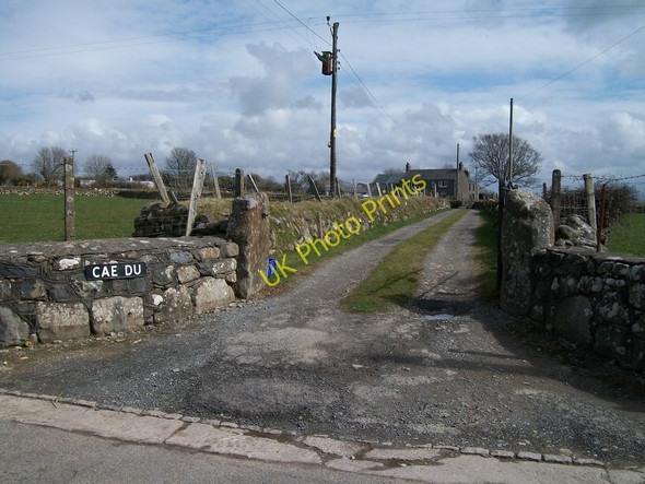 Photo 6"x4" Driveway leading to Cae-du, Llangybi Llanarmon c2010