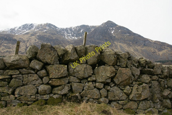 Photo 6"x4" Wall, Upper Glen Clova Acharn\/NO2876 c2010