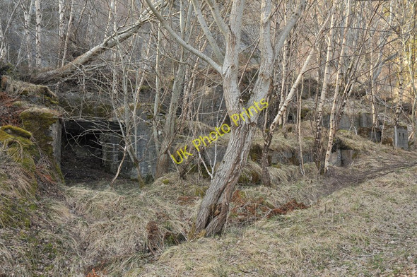 Photo 6"x4" Disused quarry workings near Aigas Eskadale c2010