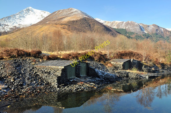 Photo 6"x4" Slate buildings at Ballachulish Ballachulish c2010