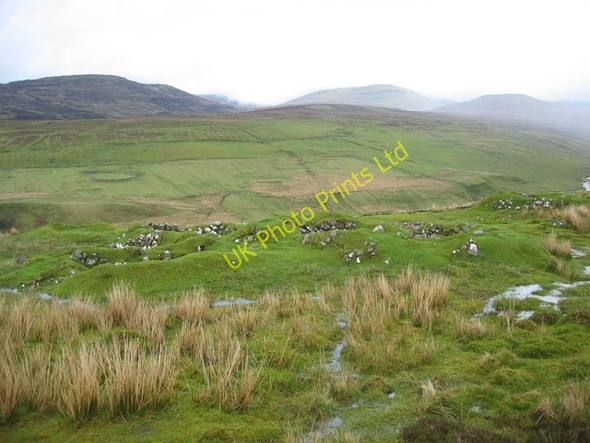 Photo 6"x4" Old Settlement at Annishader Annishader c2006