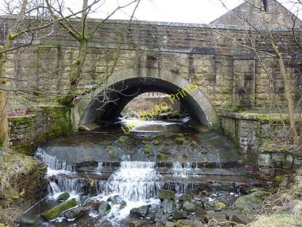 Photo 6"x4" Barley Bridge over Ogden Clough Barley\/SD8240 c2010
