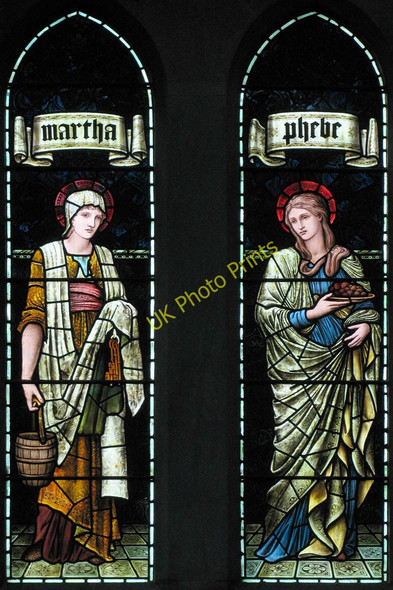 Photo 6"x4" Christ Church, Southgate, London N14 - Window Friern Barnet c2005