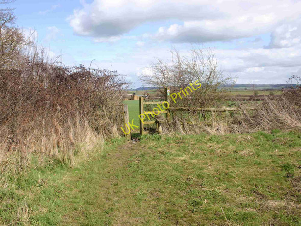 Photo 6"x4" Stile with gap on Centenary Way footpath near Whatcote Whatcote c2010
