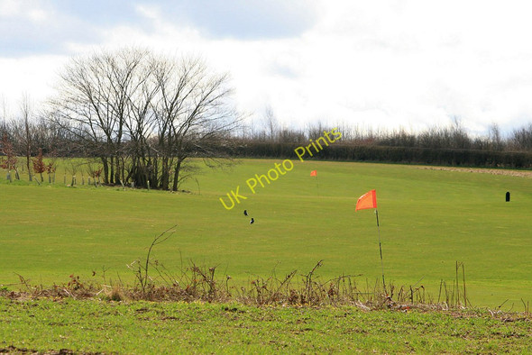 Photo 6"x4" Golf course flags Breedon on the Hill c2010