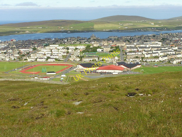 Photo 6"x4" Clickimin Leisure Complex, seen from Staney Hill Lerwick c2007