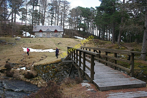 Photo 6"x4" Footbridge at Linn of Quoich Allanaquoich c2010