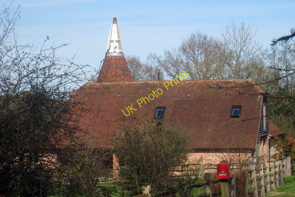 Photo 6"x4" Oast House at Allens Farm, Meres Lane, Five Ashes, East Sussex Poundford c2010