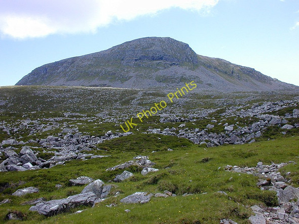 Photo 6"x4" Moorland west of Meall nan Ceapraichean Meall nan Ceapraichean c2003