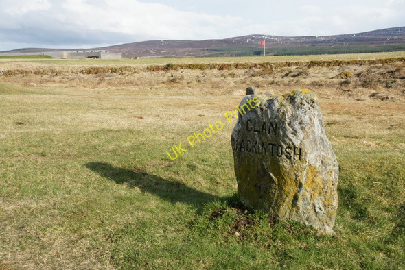 Photo 6"x4" Memorial stone, Culloden battlefield Leanach\/NH7544 c2010