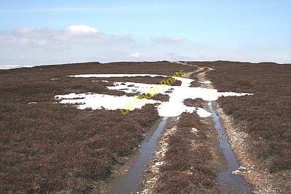 Photo 6"x4" Snow on the Track Glenlaff Hill c2010