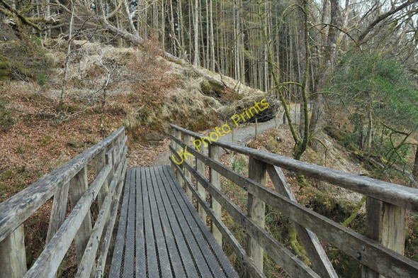 Photo 6"x4" Footbridge in Glen Creran Fasnacloich c2010