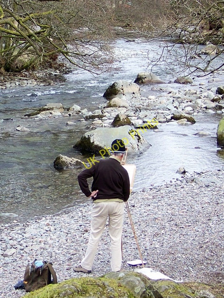 Photo 6"x4" Artist by Langdale Beck Chapel Stile c2010