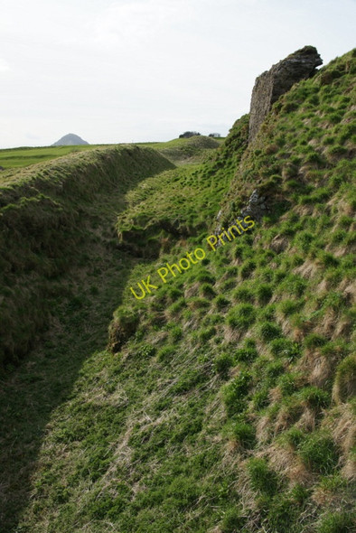 Photo 6"x4" Outer ditch, Tantallon Castle Blackdykes\/NT5883 c2010