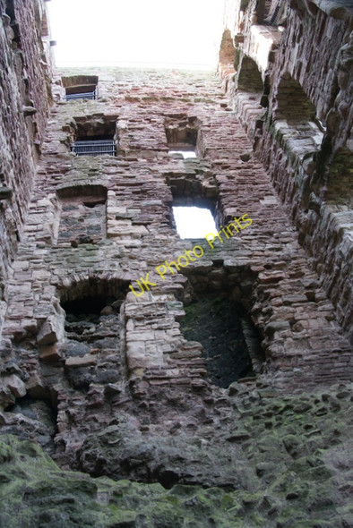 Photo 6"x4" The Mid Tower, Tantallon Castle Blackdykes\/NT5883 c2010