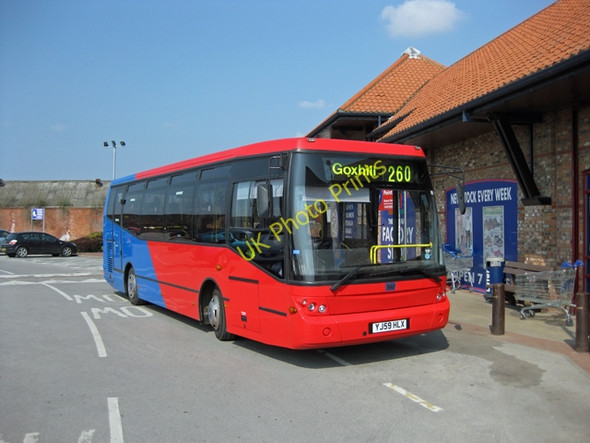 Photo 6"x4" Tesco Bus Stand, Barton Upon Humber Barton-Upon-Humber c2010