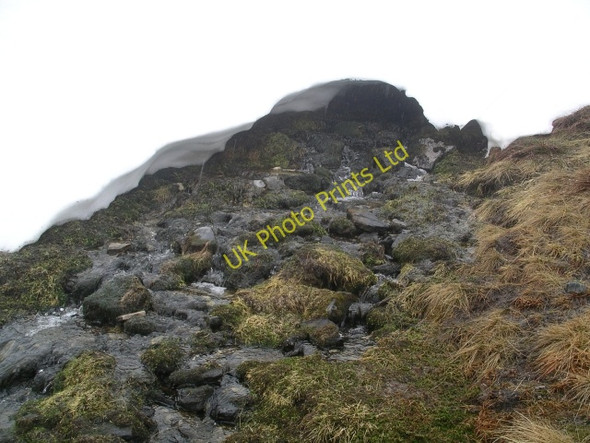 Photo 6"x4" Burn emerging from a snowdrift Coireachan Odhar c2006