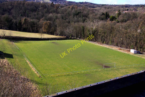 Photo 6"x4" Football pitch near Froncysyllte from the Pontcysyllte Aqueduct Cefn-bychan\/SJ2741 c2010