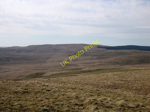 Photo 6"x4" Upper Camddwr valley and Garn Gron Esgair Ambor c2010