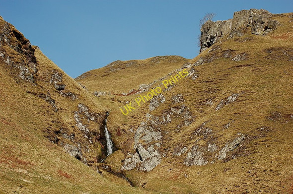 Photo 6"x4" Burn and waterfall above Windy Gowl Carlops c2010