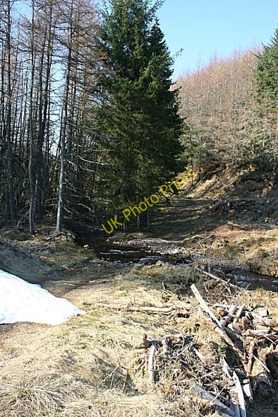 Photo 6"x4" Ford on the Mossat Burn Kildrummy c2010