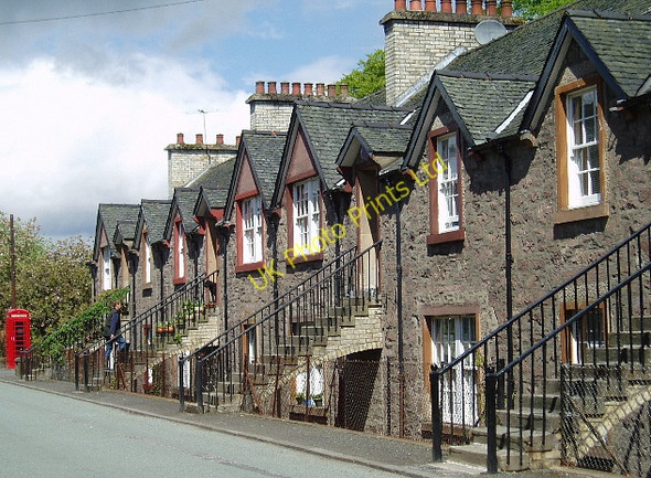 Photo 6"x4" Mill workers' houses, Deanston Doune\/NN7301 c2006