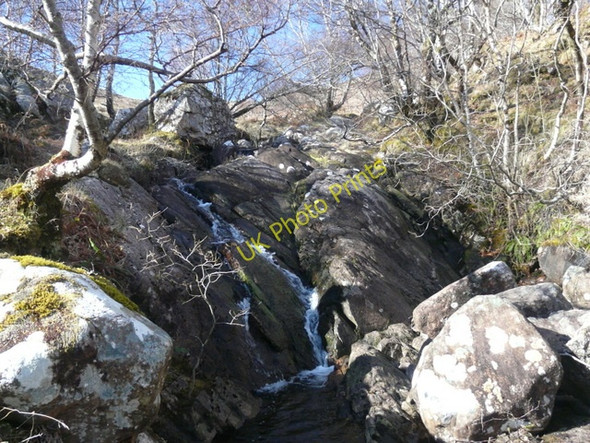 Photo 6"x4" Small waterfall by the track from Alligin to Diabaig Alligin Shuas c2010