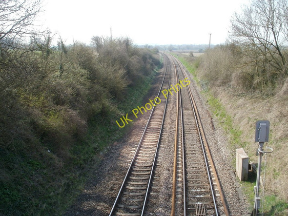 Photo 6"x4" Berkeley Road, railway Berkeley Road c2010