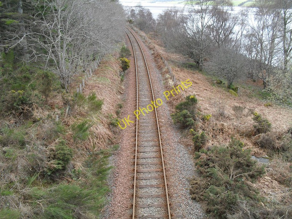 Photo 6"x4" Railway at the Mound Kirkton\/NH7998 c2010