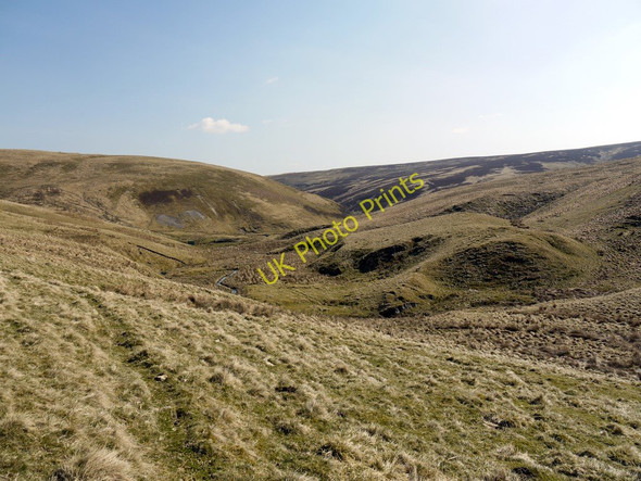 Photo 6"x4" Rennies Burn Valley - view south-east Rennies Burn c2010