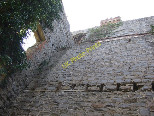 Photo 6"x4" Aberthaw Lime Kilns - Internal South West Wall East Aberthaw c2010