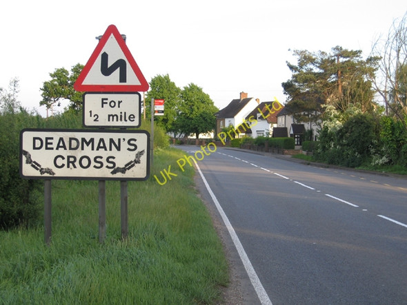 Photo 6"x4" Entrance to Deadman's Cross, Haynes, Beds Deadman's Cross c2006