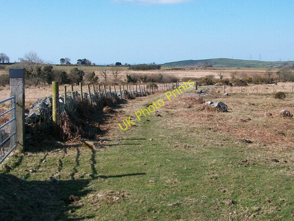 Photo 6"x4" View west along the former Gorseddau Tramway Golan c2010