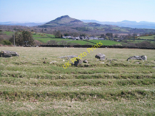 Photo 6"x4" Grazing land with a view Criccieth c2010